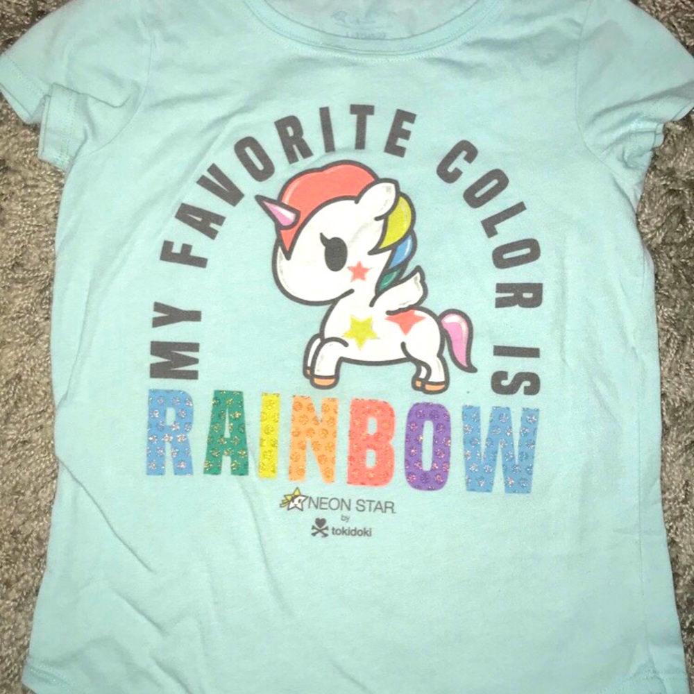 Rainbow 🌈 Unicorn 🦄 tee shirt